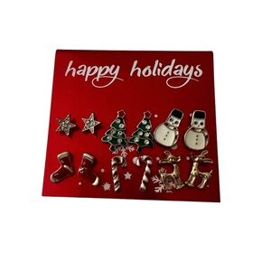 Set of 6 Holiday Earrings